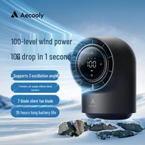 Aecooly Fengbao Tylus Mini Stalo Ventiliatorius su Automatine Sūpavimosi Funkcija
