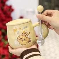 Chiikawa Usagi Ceramic Mug with Coaster