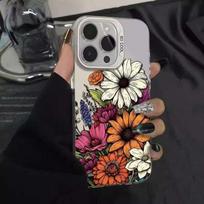 Rose Sunflower Blossom iPhone Case Apple 11/12/13/14/15/16 Pro Phone Case iPhone 16