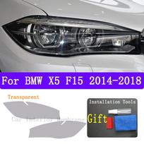 For BMW X5 F15 2014-2018 Car Exterior Headlight Anti-scratch Front Lamp Tint TPU Protective Film Cover Accessories Sticker Transperent