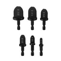 Electric Copper Pipe Flaring Tool Set - 6-Piece Expander & Reamer Electric Expander Hex 1/4"-7/8" (6-22.3-45 Steel)