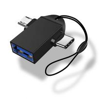 OTG Type C Adapter 2-in-1 Micro Usb to USB C Adapter Mobile Phone Flash Drive Reader Mouse Connector USB Type C Cable Converter juoda