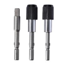 Magnetinis užraktas adapterių rinkinys gręžtuvams ir atsuktuvas - 801/802 partijos galvutė savaime užsifiksuojanti strypas ir 802 1/4 colio lizdas