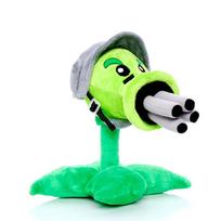 30cm Plants Vs Zombies Gatling Peashooter pliušiniai žaislai PVZ augalas Peashooter pliušiniai įdaryti žaislai lėlė dovanos vaikams 30cm žalia