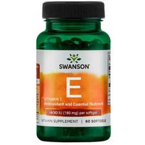 "Swanson" vitaminas E 400 TV - 60 kapsulių