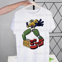 80-ųjų Mecha Anime Kotetsu Jeeg Marškinėliai Vyriški Marškiniai Kokybiškas Vasarinis Viršus Marškinėliai Trumpomis Rankovėmis T-Shirt S