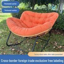 Bird's Nest Recliner: Cozy Rocking Chair and Sofa for Adults, Perfect for Balcony Lounging and Napping.