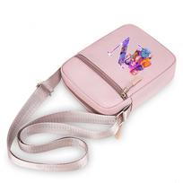 Anime 26 English Letter Kpop Demon Hunters Printed Shoulder Bag Student's Stitched Nylon Crossbody Bag Lightweight and Durable Bag Christmas Kid Gift