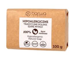 Barwa Hipoalergiczna Szare Mydło Tradycyjne Polskie W Kostce  100G