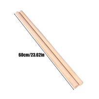 Yoga Stick 2 Pieces Pilates Stretching Pole Adult Hump Corrector Bar for Runners Beginners Professionals Home Office Gym Studio
