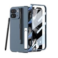 For Google Pixel 9 Pro Fold Phone Case Hinged Fashion Comes with Stylus Holder Case Google Pixel 9 Pro Fold
