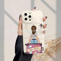 Travel Girl Apple iPhone17ProMax/16/15promax/14/13/12/11 case iPhone 11