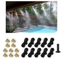 Brass Misting Nozzles Water Mister Sprinkler Cooling System for Garden Farm