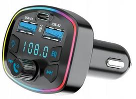 Automobilinis FM siųstuvas su „Bluetooth“ funkcija ir integruotu mikrofonu TR-360