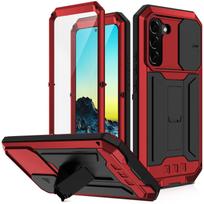 Samsung Galaxy S23/S22 Ultra Silicone Case with Pull Rod Bracket and Stand - Compatible with S21/S23 Models