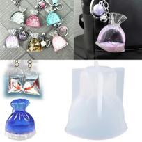 3D Handmade Tools Lucky Bag Purse Silicone Molds Keychain Pendant Charms Resin Mould Jewelry Fashion Ornaments Casting Tools