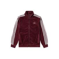 Adidas Originals Trefoil Juostele Siuvinėtas Striukė Vyriška Viršutinė Apranga Bordo spalvos DH5789 S