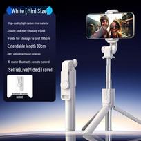 JC25 Portable Bluetooth Selfie Stick with Anti-Shake, Telescopic Tripod for Travel and Live Streaming Photography