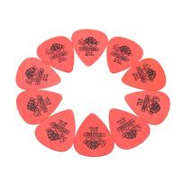10pcs Dunlop Guitar Picks Electric Guitar Parts Picks Accessories 6 Kinds Thickness Picks yellow