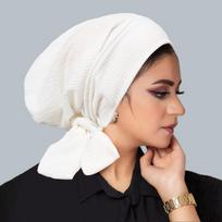 Ramadano vientos spalvos raukšlėtas turbanas hidžabo skrybėliukas ilgu uodegėliu galvos apdangalai musulmoniškas kvėpuojantis kepuraitė moterims