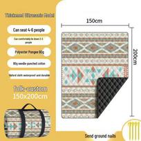 Waterproof Thickened Outdoor Mat - Ultrasonic Picnic, Camping, Lawn, Beach, and Moisture-Proof