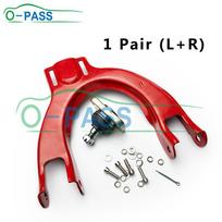 Adjustable Front Camber Control arm For HONDA CRX CR-X II & Civic EF 51450-SH3-030 1 Pair 1 Pair Red(L and R)