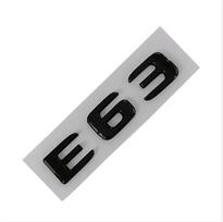 1 vnt. 3D ABS Juodo chromo raidės Automobilio lipdukas Galinės bagažinės emblema Ženklelis E43 E53 E63 Logotipas AMG E klasės W213 W212 Priedams
