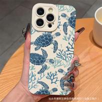 Blue Sea Turtle iPhone Apple 11/12/13/14/15/16 Pro Max case iPhone X/XS
