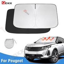 Priekinio stiklo saulės skydelis Peugeot 3008 2017- Langų saulės skydelis Saulės skydelio apsauga Sulankstomas Blokuoja UV spindulius Laiko automobilį vėsesnį For 3008 white