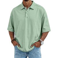 Mens Polo Shirts Short Sleeve Classic Fit Polo Shirts for Men Casual T Shirts for Man Oversized Tshirts for Men Comfortable Top XXXL