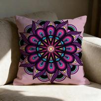 Mandala Style Decorative Pillow Case Linen Pillow Covers Cover For Couch Living Room Bench Patio Floor Linen Home Decor 30x30cm