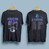 Scorpions Crazy World Tour 2018 T Shirt Men'S Black S 4Xl S