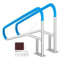 2 vnt baseino turėklų rinkinys – 1395 x 810 x 100 mm, nerūdijantis plienas