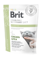 „Brit gf“ veterinarinės dietos katėms, sergančioms cukriniu diabetu, 400 g