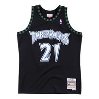 Mitchell & Ness NBA Swingman Jerseys Minnesota Timberwolves - Dydis Kevin Garnett #21 - Dydis M (SMJYGS18392-MTIBLCK9 Marškinėliai)