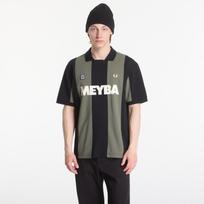 Fred Perry Meyba Cut And Sew Polo Shirt Green - Dydis L (SM2160 102 Marškinėliai)