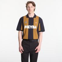 Fred Perry Meyba Cut And Sew Polo Shirt Brown - Dydis M (SM2160 608 Marškinėliai)
