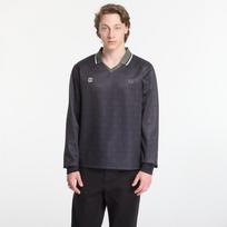 Fred Perry Meyba Printed Ls Polo Shirt Black - Dydis L (SM2164 102 Marškinėliai)