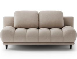 Guavio šiuolaikiška smėlio spalvos sofa-lova – stilingas komfortas su išmania miego funkcija