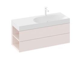 Apatinė vonios spintelė RAVAK SD Lite 120 K, rožinės sp.