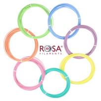 3D plastikų rinkinys Rosa3D PLA PASTEL, 7x30 g, 1.75 mm, skirtas 3D pieštukui, įvairių spalvų