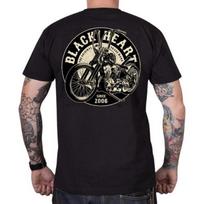 T-Shirt BLACK HEART Chopper King - Juoda