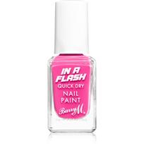 Barry M IN A FLASH greitai džiūstantis nagų lakas atspalvis Pink Burst 10 ml
