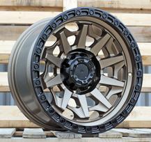 Ratlankis RACINGLINE H1031 R17x8.5 5x150 ET -12 CB 110.5 (Matt Bronze Black Lip)