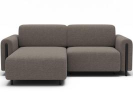 Kampinė sofa Eltap Acossta, ruda