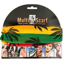 Denim House Multifunkcinė Galvos Ir Kaklo Mova Yellow Green Red DH1012