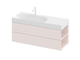 Apatinė vonios spintelė RAVAK SD Lite 120 D, rožinės sp.