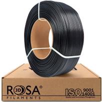 3D plastikas Rosa3D PET-G, 1 kg, 1.75 mm, juoda sp.
