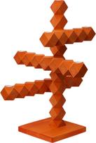 &K Amsterdam Žvakidė Clean Cut 7, oranžinė