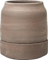 Bergs Potter Savaiminis laistymo vazonas žolelėms Viva, 14 cm, pilkas